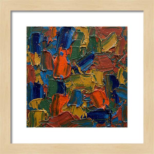 Colorful Palette Knife Composition
