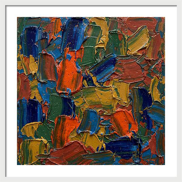 Colorful Palette Knife Composition