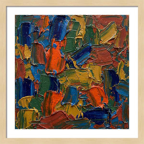 Colorful Palette Knife Composition