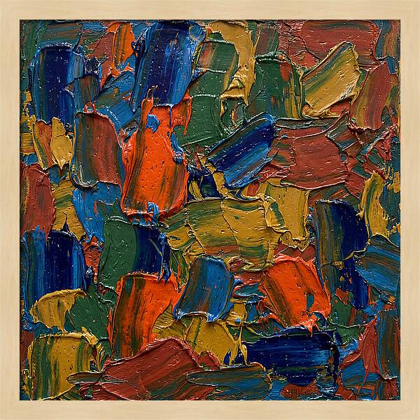 Colorful Palette Knife Composition