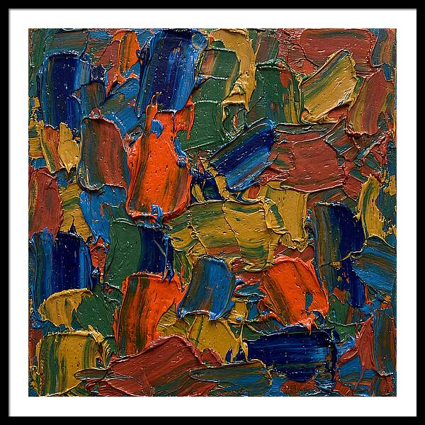Colorful Palette Knife Composition