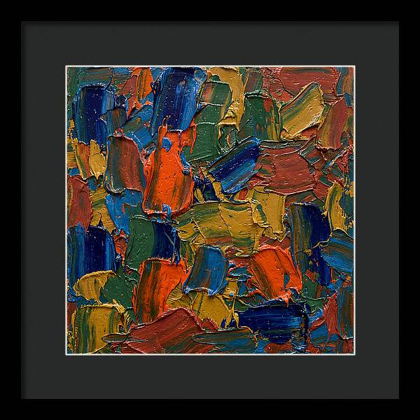 Colorful Palette Knife Composition