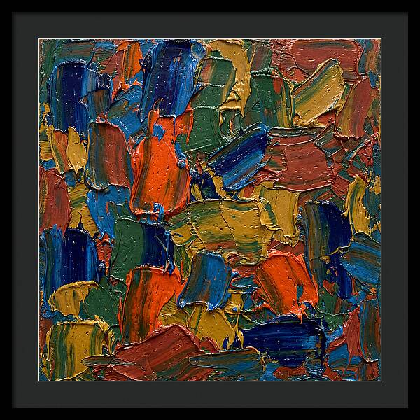 Colorful Palette Knife Composition
