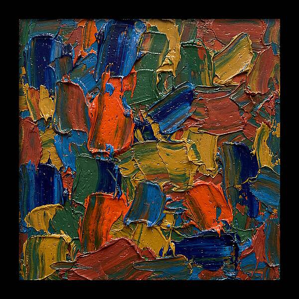 Colorful Palette Knife Composition