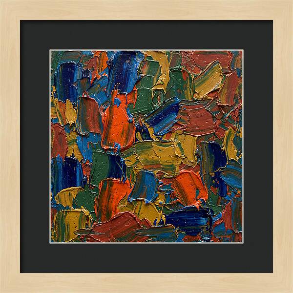 Colorful Palette Knife Composition