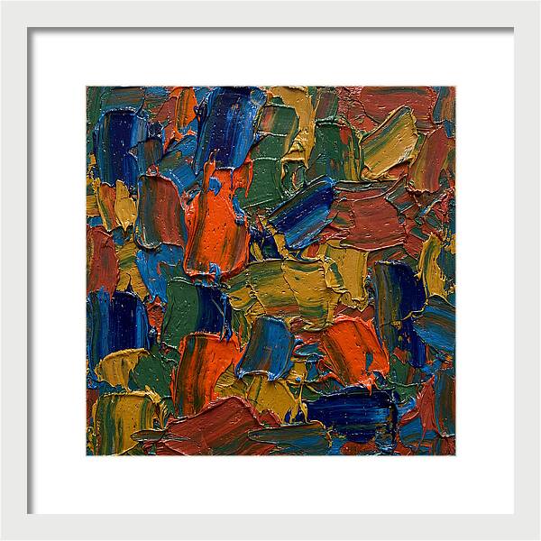 Colorful Palette Knife Composition