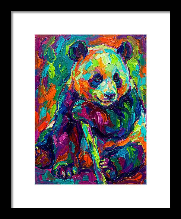 Colorful Panda Portrait