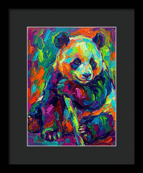 Colorful Panda Portrait