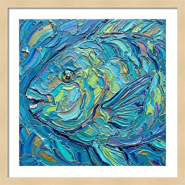 Colorful Parrotfish In Coral Reef