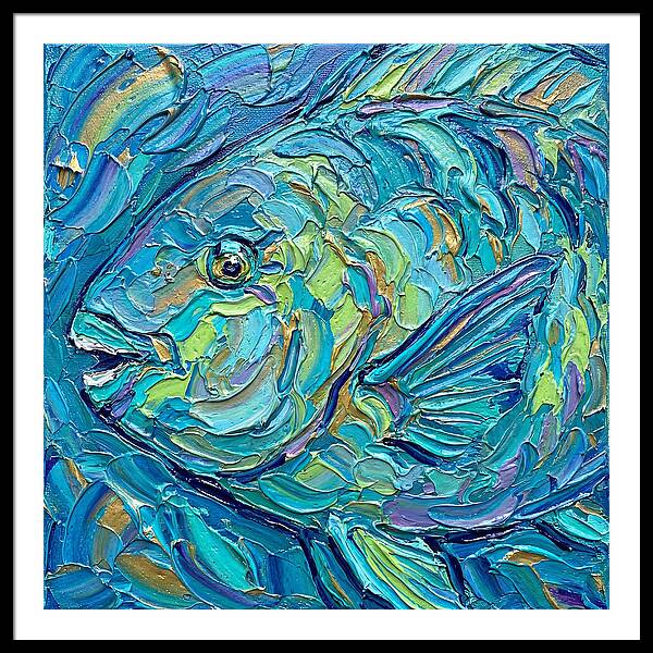 Colorful Parrotfish In Coral Reef