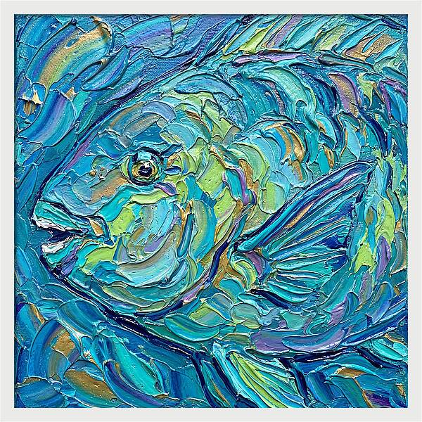 Colorful Parrotfish In Coral Reef