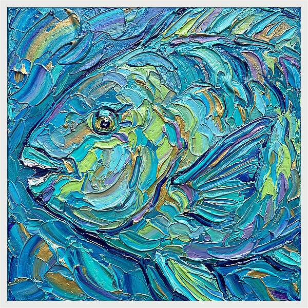 Colorful Parrotfish In Coral Reef