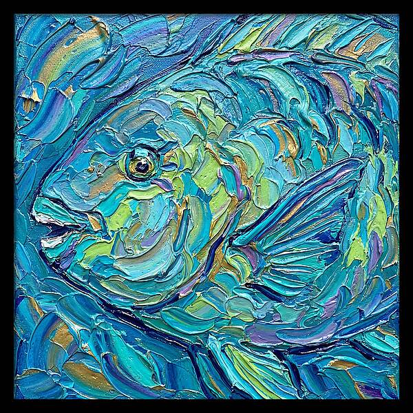 Colorful Parrotfish In Coral Reef