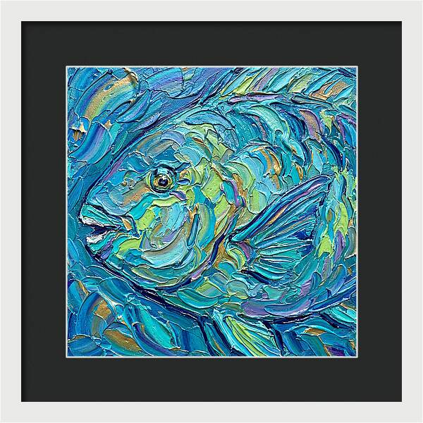 Colorful Parrotfish In Coral Reef