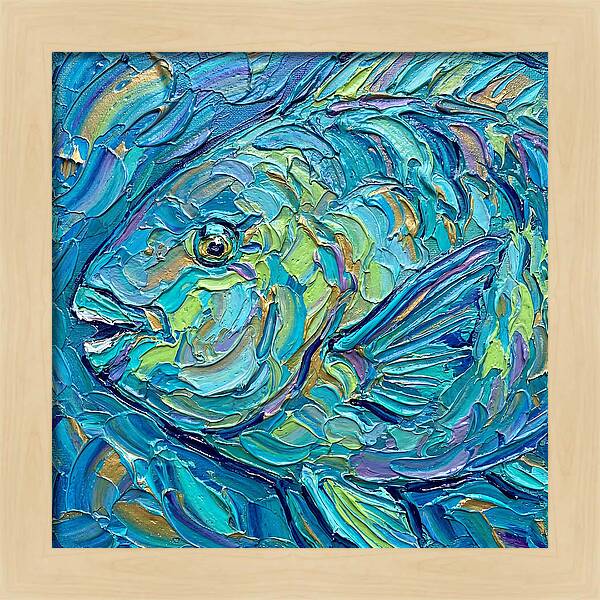 Colorful Parrotfish In Coral Reef