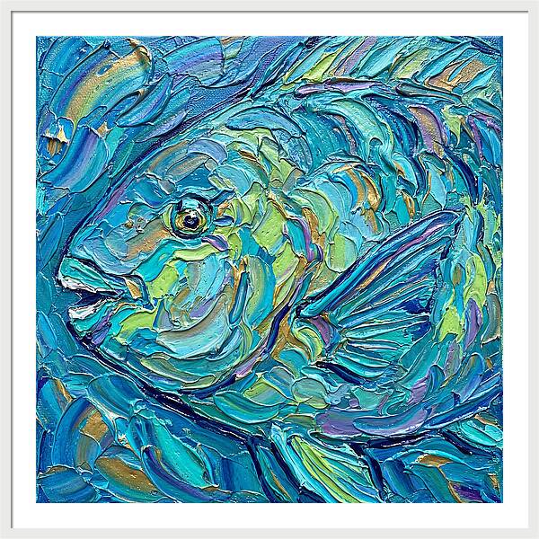 Colorful Parrotfish In Coral Reef