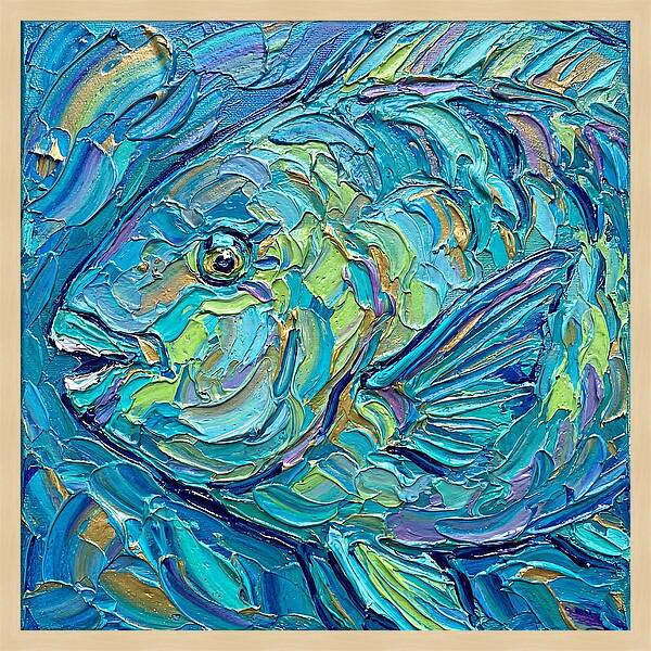 Colorful Parrotfish In Coral Reef