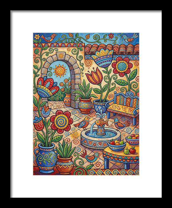 Colorful Patio Landscape