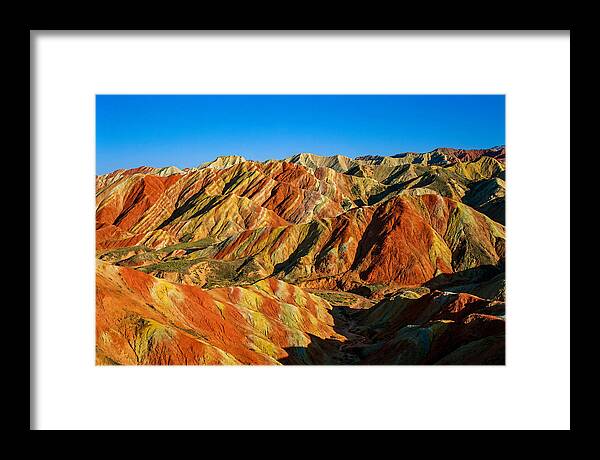 Colorful Peaks Of Zhangye Danxia