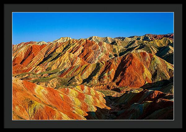 Colorful Peaks Of Zhangye Danxia