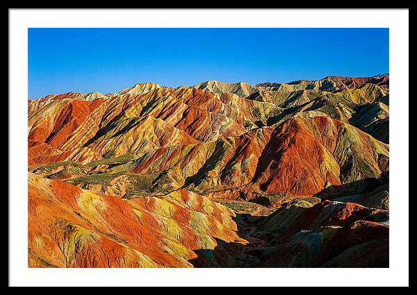 Colorful Peaks Of Zhangye Danxia