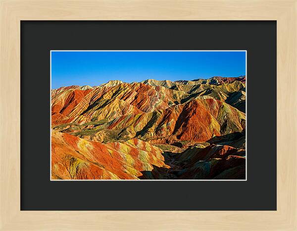 Colorful Peaks Of Zhangye Danxia