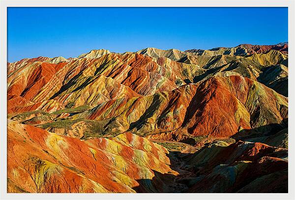 Colorful Peaks Of Zhangye Danxia