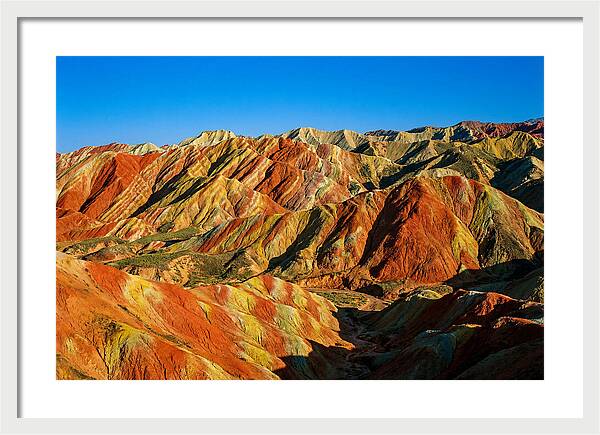 Colorful Peaks Of Zhangye Danxia