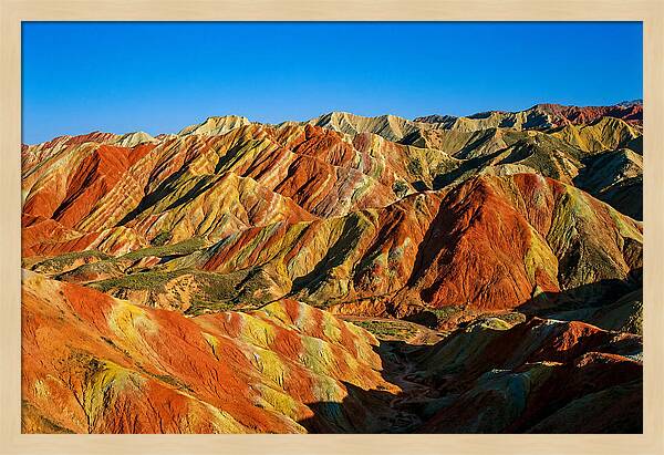 Colorful Peaks Of Zhangye Danxia