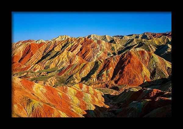 Colorful Peaks Of Zhangye Danxia