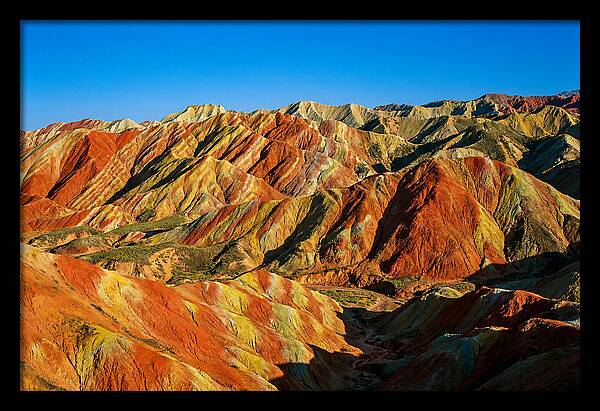 Colorful Peaks Of Zhangye Danxia