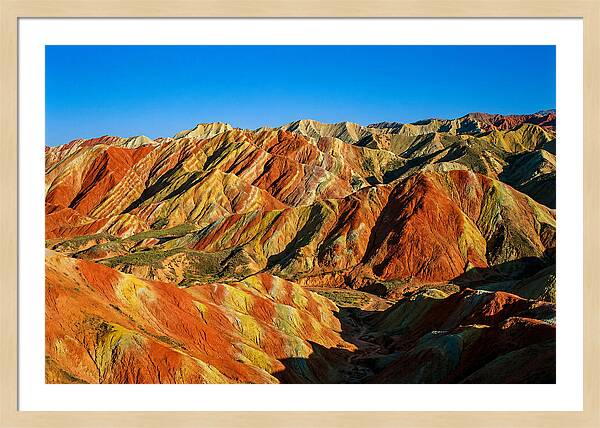 Colorful Peaks Of Zhangye Danxia