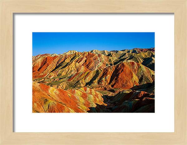 Colorful Peaks Of Zhangye Danxia