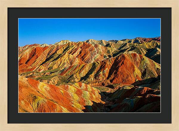 Colorful Peaks Of Zhangye Danxia