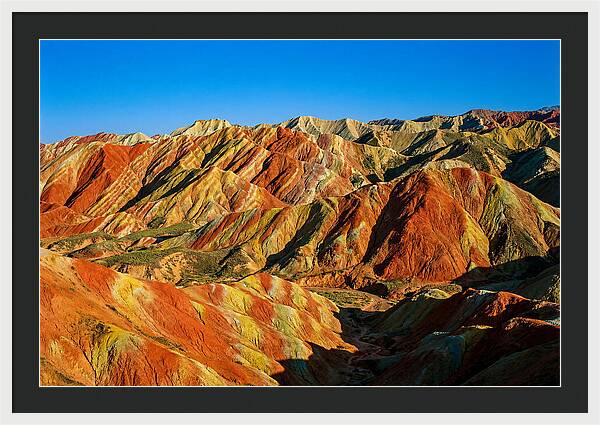 Colorful Peaks Of Zhangye Danxia