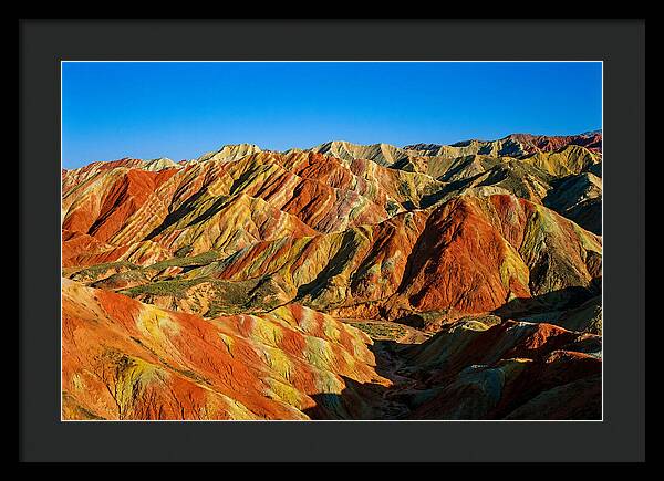 Colorful Peaks Of Zhangye Danxia