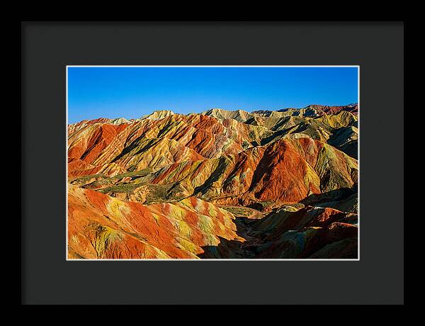 Colorful Peaks Of Zhangye Danxia