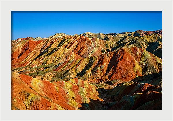 Colorful Peaks Of Zhangye Danxia