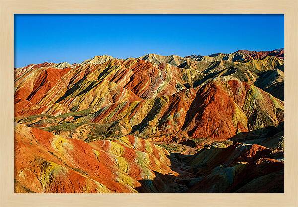 Colorful Peaks Of Zhangye Danxia