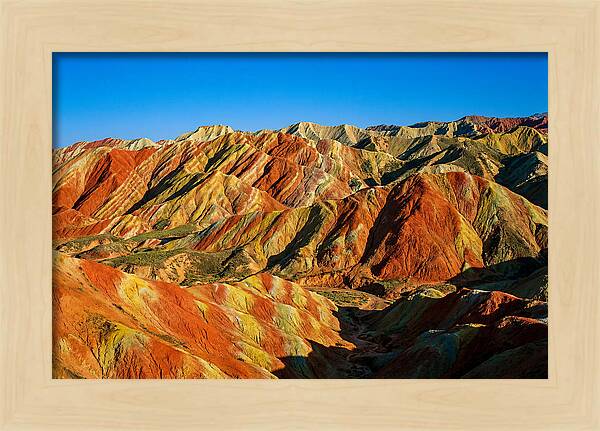 Colorful Peaks Of Zhangye Danxia