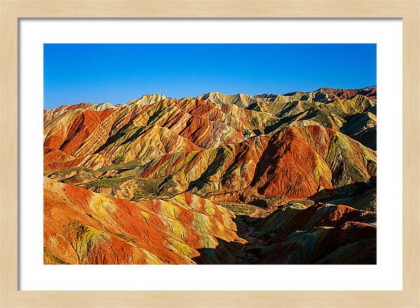 Colorful Peaks Of Zhangye Danxia