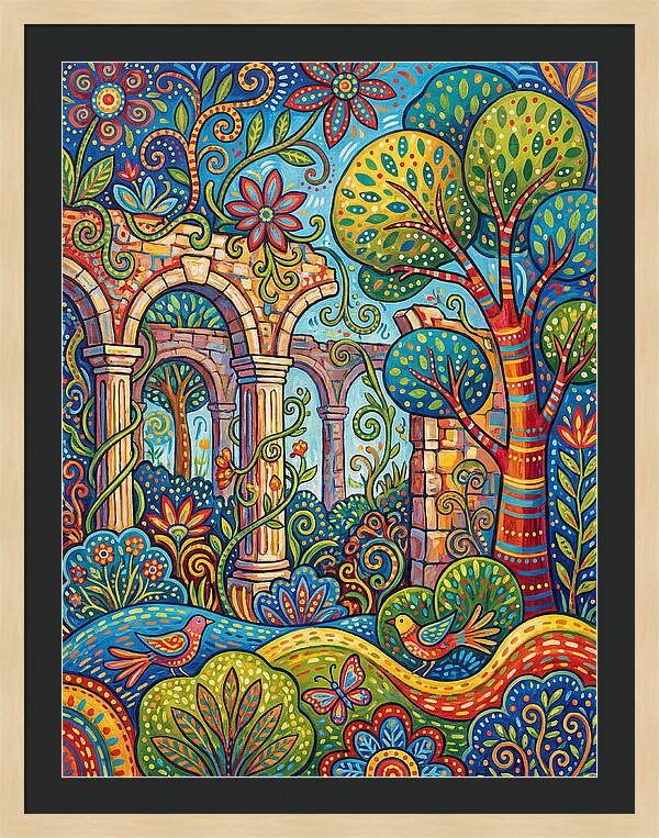 Colorful Plantation Ruins
