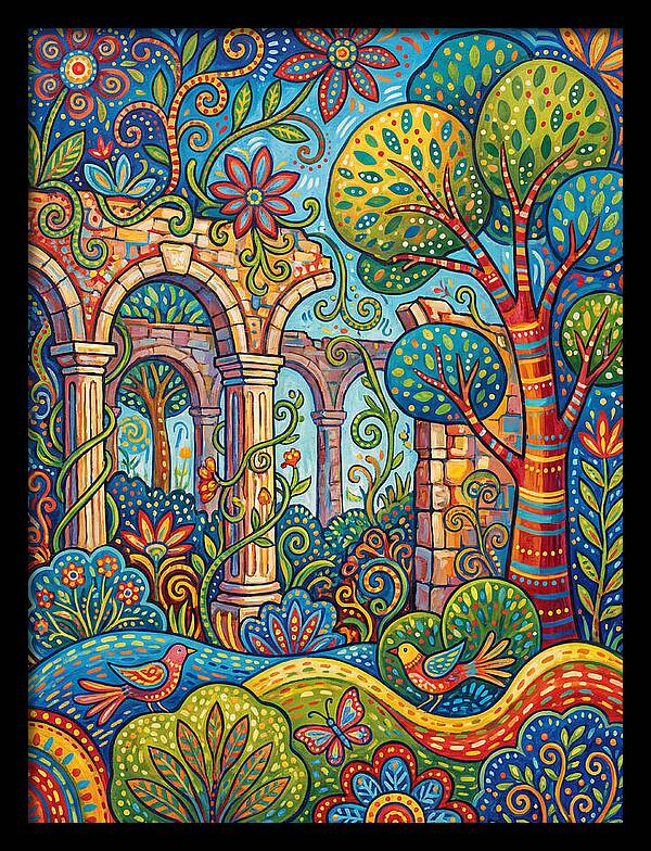 Colorful Plantation Ruins
