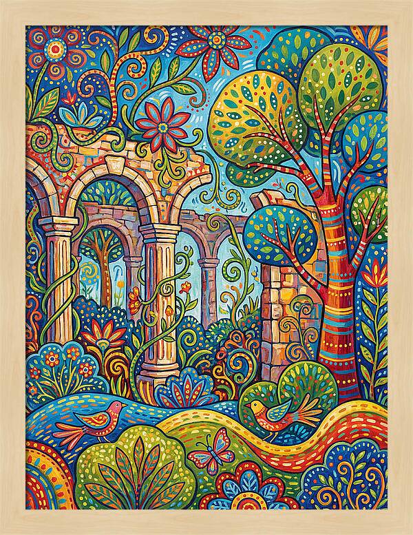 Colorful Plantation Ruins