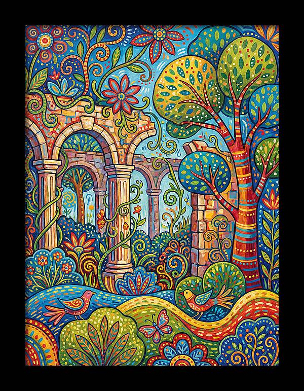 Colorful Plantation Ruins
