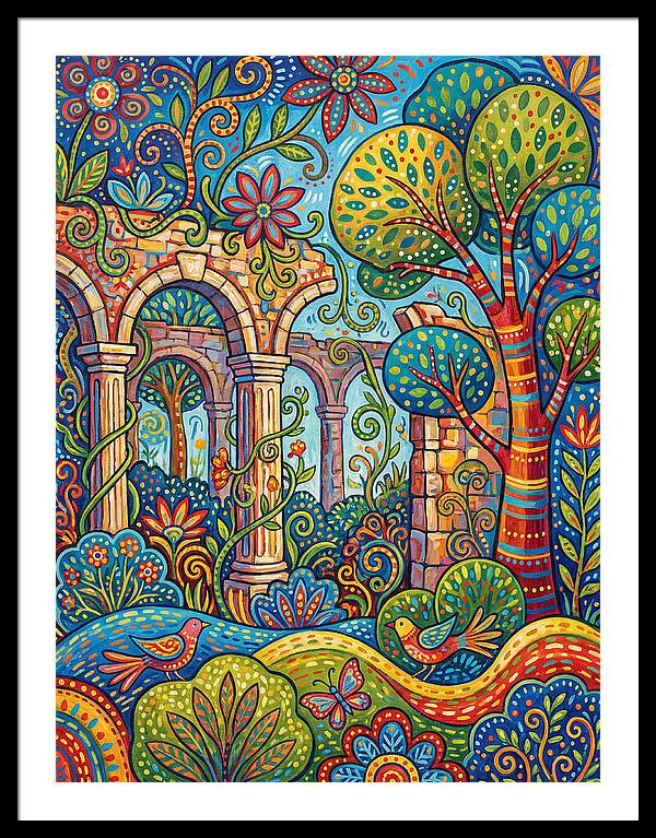 Colorful Plantation Ruins