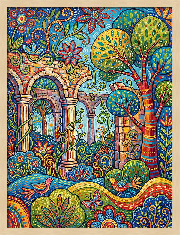 Colorful Plantation Ruins