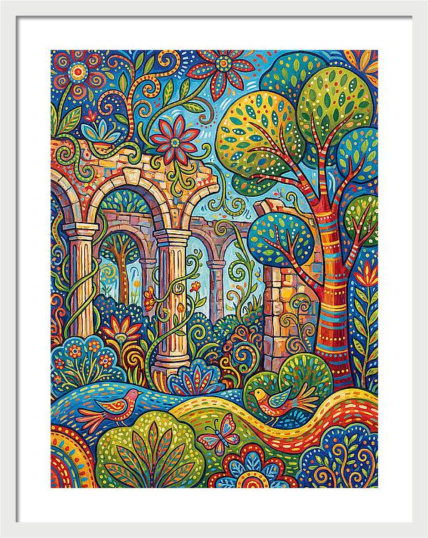 Colorful Plantation Ruins