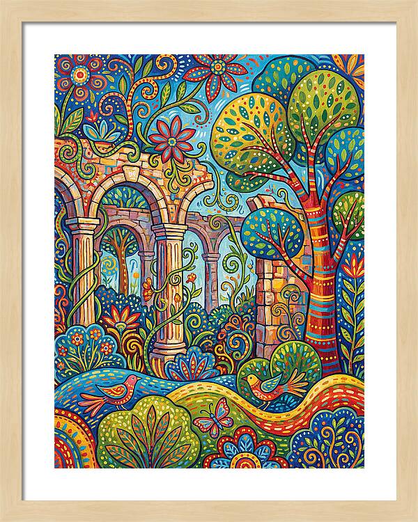 Colorful Plantation Ruins