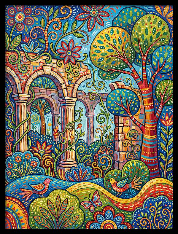 Colorful Plantation Ruins